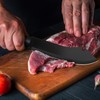 Kitchen Knife, Fixed Blade with Sheath, Multi-purpose Household, Camping, Barbecue,