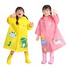 Kids Raincoat Boys Girls Rain Jacket Hooded Dinosaur Poncho Waterproof