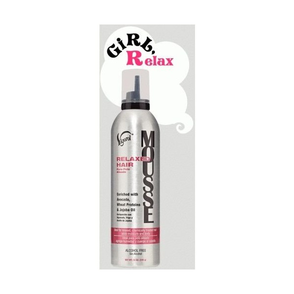 Vigorol Relaxed Hair Care Mousse, 12 Fluid Ounce - 6 per case.