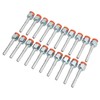 20PCS Air Conditioning Hose Barb Fitting Straight Aluminum High Strength