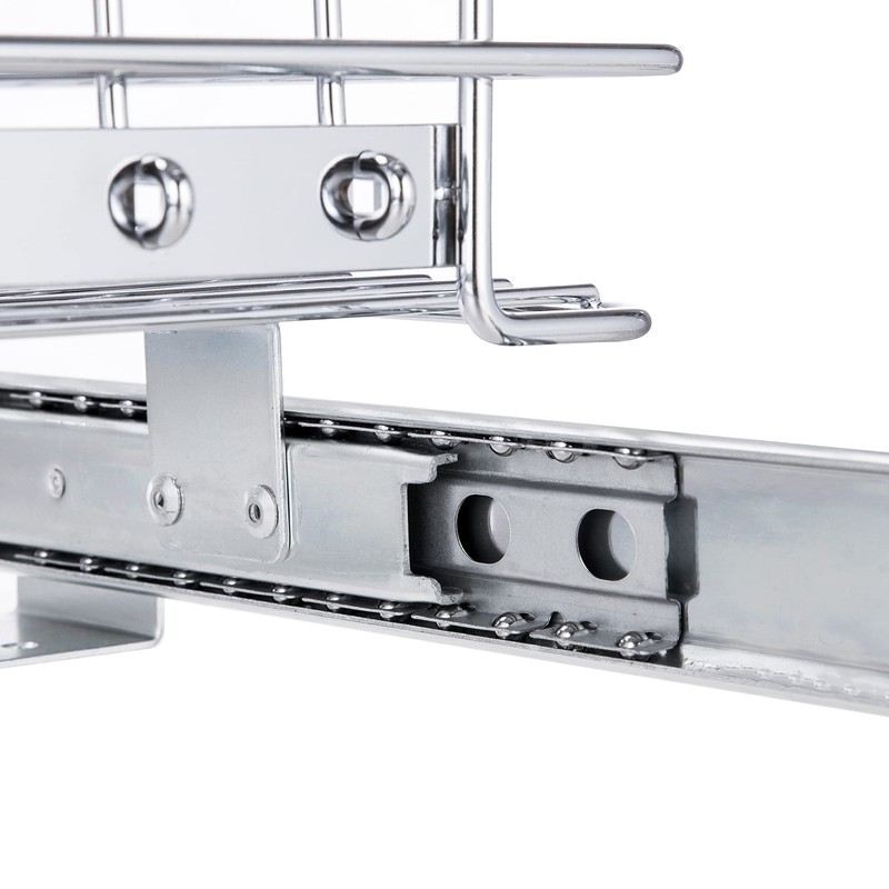 Home Zone Living Pull Out Kitchen Cabinet Organizer with One