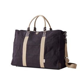 Yubi HANPU KOUBOU Duffel Bag for Travel Travel Bag for Men Women Canvas Duffel Bag Weekend Gym Bag Medium Size 3X84 (Black)