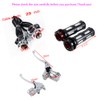 CHROME Motorcycle 1" Handlebar Switches Control Horn On/Off Kit +