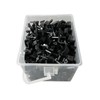 280 Pcs 12mm Type K Black Round Cable Clips