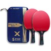 5 Star Professional Ping Pong Paddle Advanced Training Table Tennis