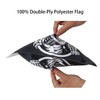 Pirate American Flag Bandana Crossbones Skull 6x 9'' Flags, Motorcycle
