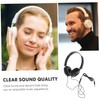 TEHAUX Lightweight Foldable Over Ear Headphones with Microphone Volume Control