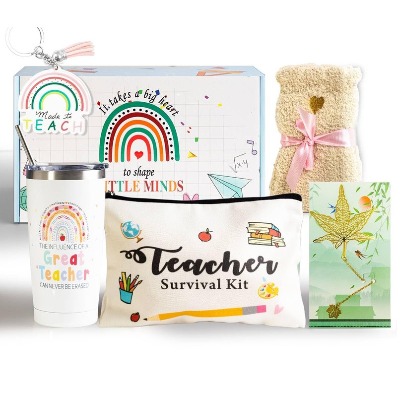 Teacher Appreciation Gift Sets,Teacher Appreciation Gift Basket for Women, Back