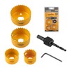 Hoteche 6 Piece Hole Saw Set (with Versatile Hole Cutter