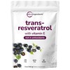 Pure Trans-Resveratrol Powder with Vitamin E, 5 Ounce, 2 in
