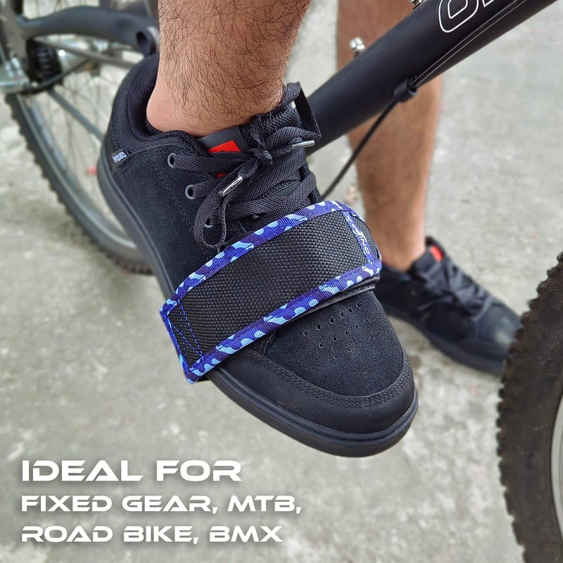 ONIPAX Outdoor Bike Pedal Straps Toe Clips Straps Tape 2