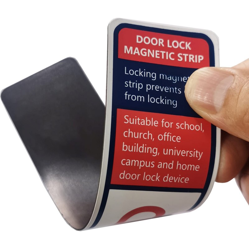 GINFH Lockdown Magnetic Strips Door Security Devices Thin Magnetic Strips
