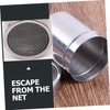 BIUDECO 2Pcs Stainless Steel Cocoa Powder Scoop Fine Mesh Top