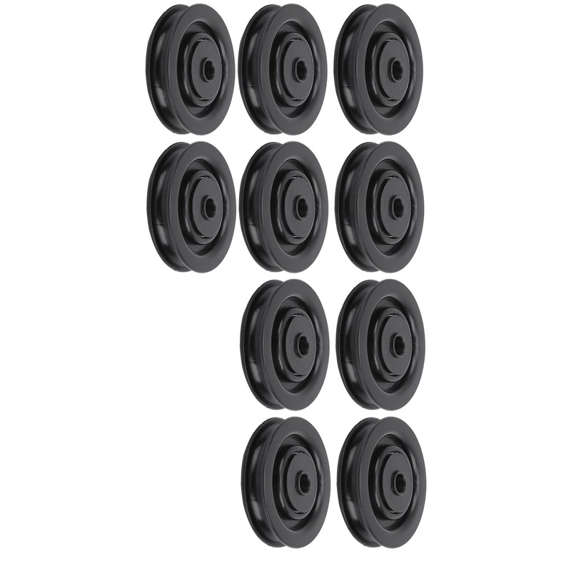 10Pcs Universal Pulley Wheel Fitness Hoisting Equipment Accessories Nylon Bearing