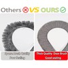 ZOMPAGO Brush Weather Stripping,0.9 in x 0.4 in x 32.8