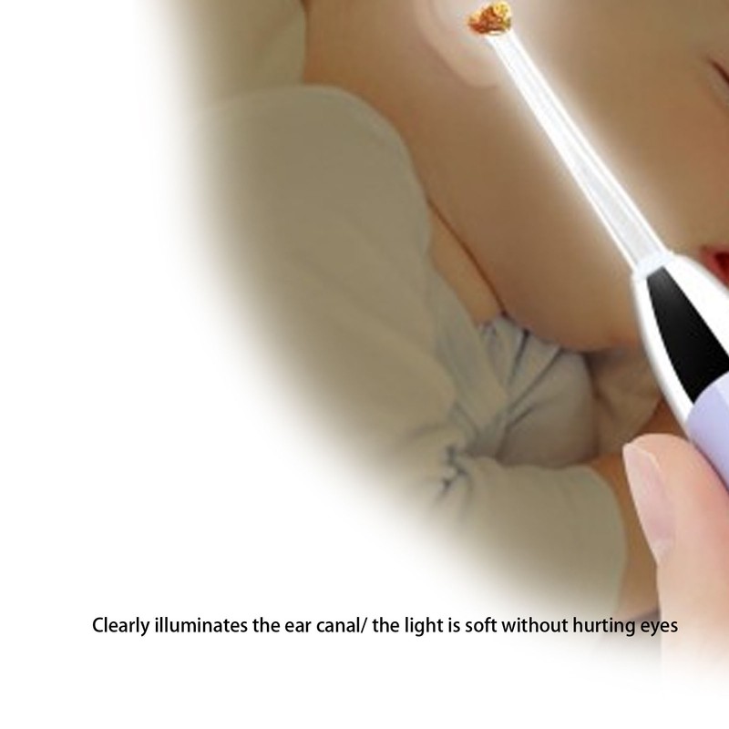 Ear Wax Removal Kit Excellent Cleaning Effect Visible Rechargeable Glowing