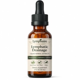 Aacnre Lymphlite Lymphatic Drainage Drops, Bloat Relief & De-Puff Ankles & Feet, Lymphatic Support for Detox & Immune System Supplement with Cleavers, Red Clover & Stillingia Root, 2 Fl Oz (1)