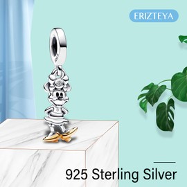 MITSOKU 925 Sterling Silver Charms for Bracelets Necklaces Aircraft Family Tree Cartoon Animals Dangle Pendant Beads Cartoon Charms Jewellery Gift for Women Girls, Sterling Silver