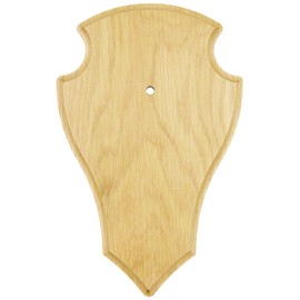 Auburn Board Deer Gamsbock Made of Oak Wood with Pine Insert Trophy Shield Light Dark (Oak Wood Light Pack of 1)