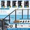 [Patent] Muzata 10 Pack 1/8" Black Swageless Invisible Cable Railing