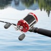 DYNAMI Round Baitcasting Reel,Metal Body Fishing Reels Anti-reverse,Gear Ratio 4.2:1,Resistance