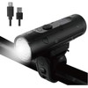 GORIX Bicycle Light, USB Charging, Waterproof, LED Light, Bright (new-GX-FL1631),