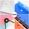 Uquelic A4 Folder Organiser, Ring Binder with 12 Document Folder