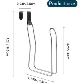 Toilet Paper Holder, Over The Tank Toilet Paper Holder Stand, Bathroom Metal Toilet Paper Holder Dispenser Reserve for Bathroom Storage and Organizatioz