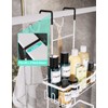HapiRm Hanging Shower Caddy Over the Door with Soap Holder,