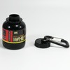 Mini 100ml Portable Protein Powder Bottle with keychain – compact,