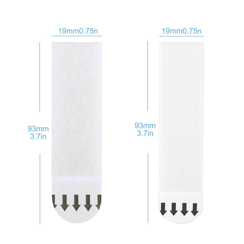 MJFENDAI Picture Hanging Strips Heavy Duty, 30-Pairs(60 Strips) No Nails
