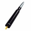 VMS BLACK GUNMETAL TIP 50 CALIBER BULLET STUBBY ANTENNA FOR