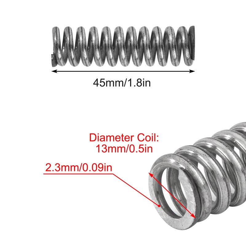 GUNGY Compression Spring Stainless Steel Spring Compression Springs 45 mm