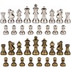 Odysseus Metal Weighted Chess Pieces with 2.5 Inch King and