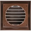 Brown Exhaust Hood Vent 4'' Inch with Built-in Pest Guard