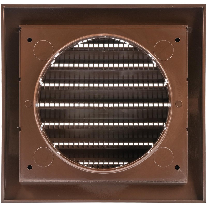 Brown Exhaust Hood Vent 4'' Inch with Built-in Pest Guard