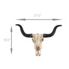 Long Horn Cow Skull Wall Hanging Longhorn Steer