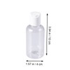 FOMIYES Can 75ml Bottles 15 Pack Reusable Travel Bottles for