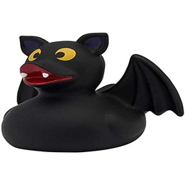 LILALU Share Happiness – Badeente für Kinder und Erwachsene – Quietscheente – Fledermaus Ente