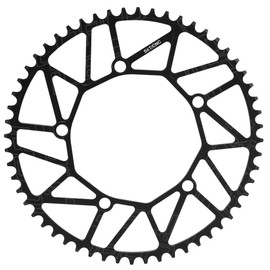 Bike Chain Ring, Ultra-Light LP Aluminum Alloy 52T/54T/56T 130 BCD Bike Positive & Negative Teeth Single Chainring Chain Ring for Road Bike Mountain Bicycle(56T) Bicycles and Spare Parts