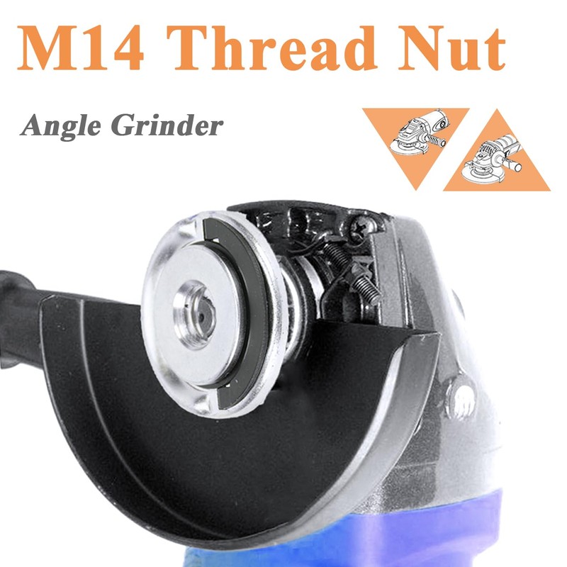 HaoTrade 2 Piece M14 Quick Release Nut, Angle Grinder Quick