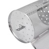 Rolling Grilling Basket Stainless Steel Grill Cage Round Stainless Steel