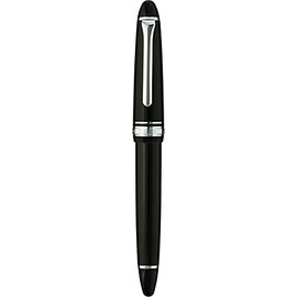Sailor 11-0571-720 Fountain Pen, Pro-Fit Casual with Silver Trim, Black, Zoom