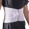 DMI Adjustable Lumbar Support Back Brace with Rigid Steel Stays,