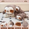 SQEQE Weighted Sloth Plush, Soft Weighted Stuffed Animals Pillow, Cute