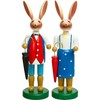 SIKORA OD09 Large Mum and Dad Easter Bunny Figurines Pair