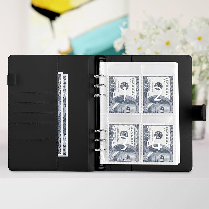 100 Envelopes Saving Challenge, A5 Money Saving Budget Binder with
