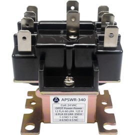 Appli Parts APSWR-340 90-340,24 VAC Coil, General Purpose Switching Relay,DPDT, for HVAC applications and other general electrical installations replaces APSR-340