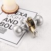 GOBEKOR 10 Pack Passage Door Knobs Keyless Interior Door Knobs