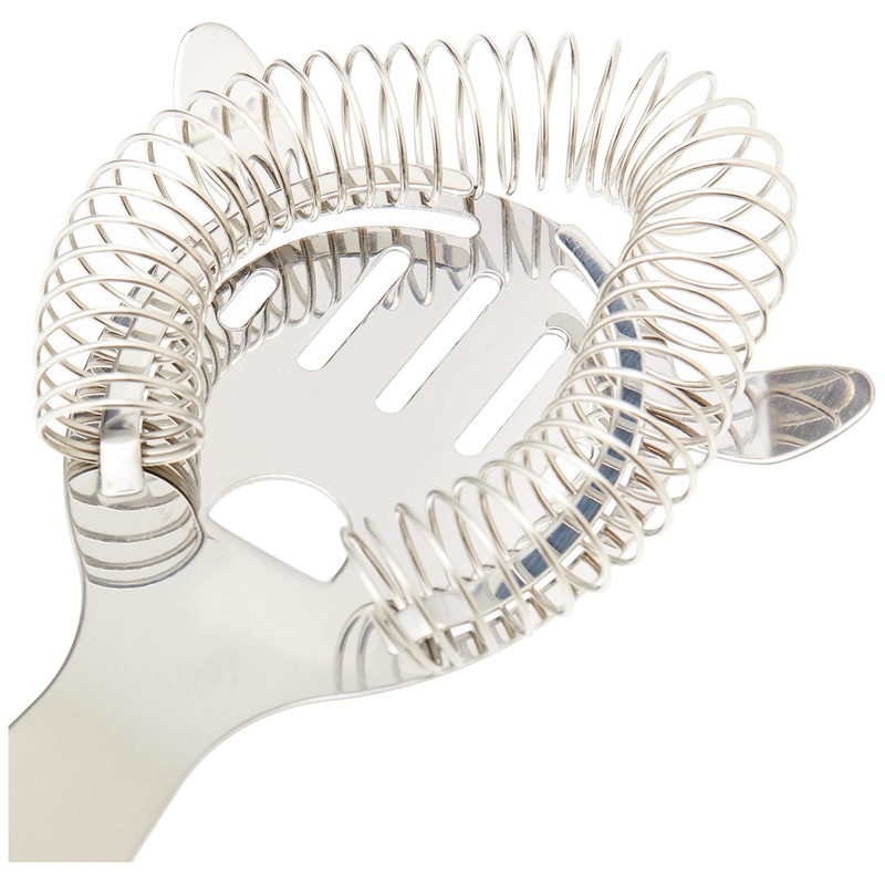 Beaumont 3570 Hawthorn Strainer, 2 Prongs, Stainless Steel, Silver